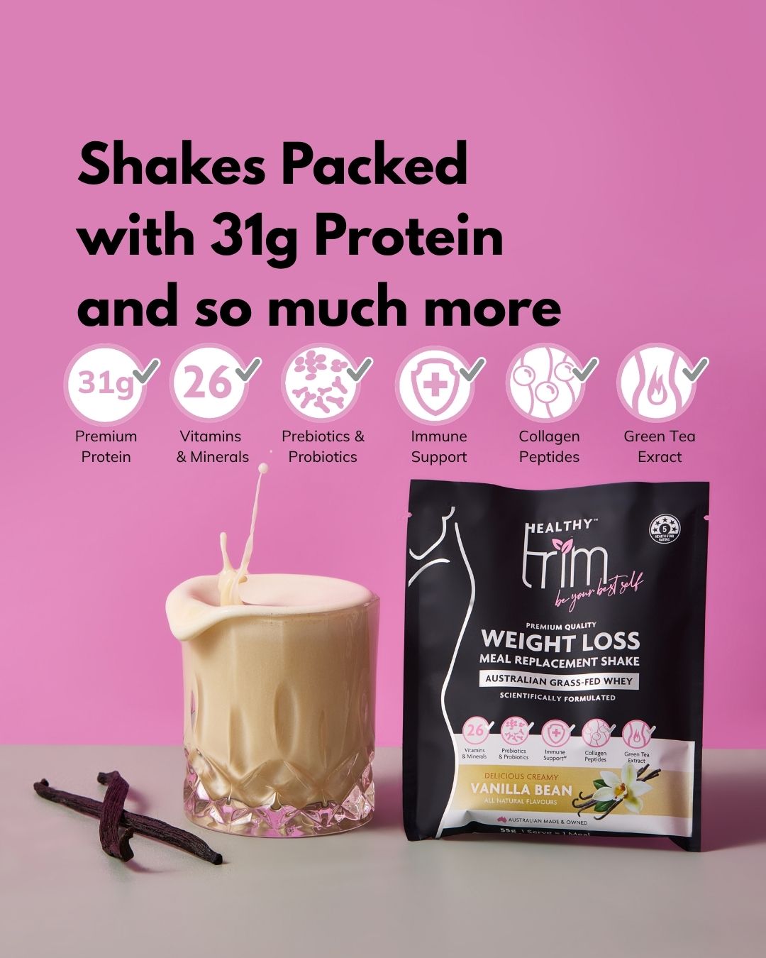 Vanilla - 7 Meal Replacement Shakes